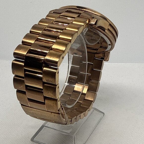 Michael Kors Runway Chronograph Rose Gold-Tone Stainless Steel MK8096 45mm - Picture 7 of 16